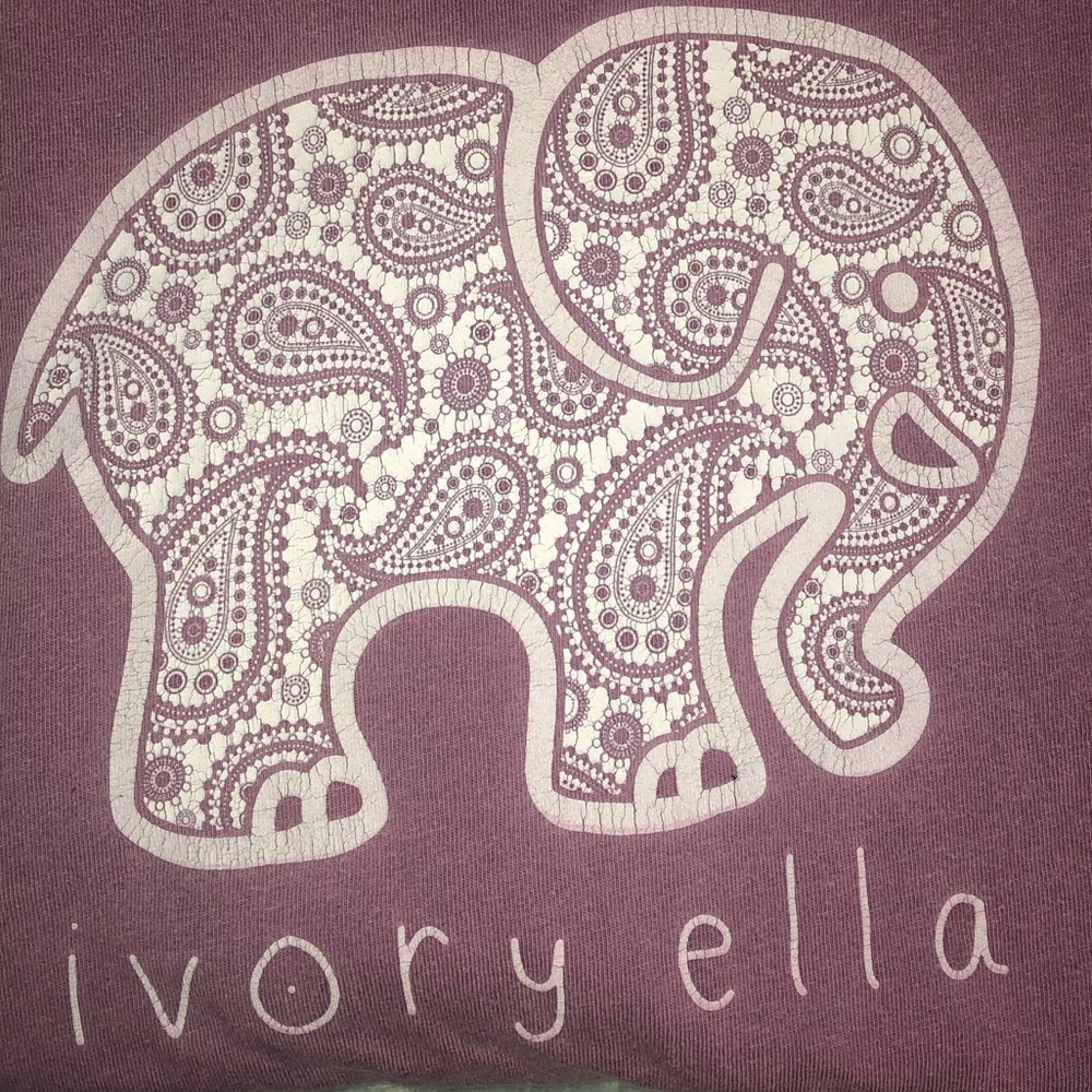 Purple Ivory Ella long sleeve shirt